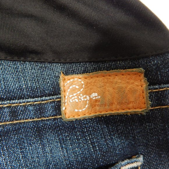 Paige Maternity Women's Laurel Canyon Low Rise Boot Cut Jeans  Size 32 - Picture 11 of 13